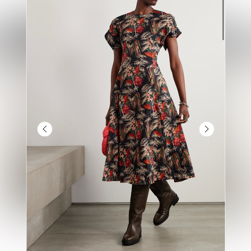 Ulla Johnson Midi Dress 6 - Picture 5 of 7